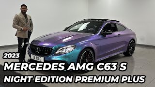 2023 Mercedes AMG C63 S V8 Night Edition Premium Plus Coupe [upl. by Sadnac]