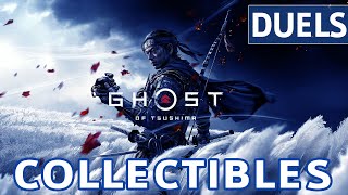 Ghost of Tsushima  All Duel Locations Boss Fights Duels  There Can Be Only One Trophy Guide [upl. by Horatius]