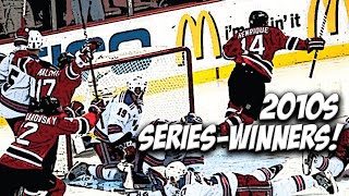 NHL SeriesWinning Overtime Goals 20102019 [upl. by Raasch88]