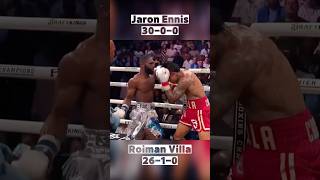 Jaron Ennis vs Roiman Villa  Fight Highlights JaronEnnis fight sports boxing shorts [upl. by Artiek989]