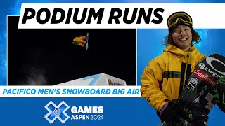 Pacifico Men’s Snowboard Big Air Top 3 Runs  X Games Aspen 2024 [upl. by Russo668]