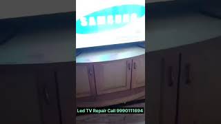 LED TV No Display but sound ok still works Samsung TV black screen but sound Ok Problems tvrepair [upl. by Alesi]