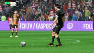 Doncaster Rovers vs Hull City My reactions and comments game EA FC 24 [upl. by Karilla]