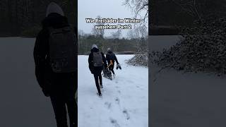 Eishockey im FREIBAD🥶 [upl. by Tomasz861]