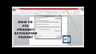 Microsoft Word Activation Issues  FIXED [upl. by Launcelot]