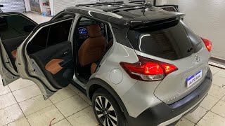 NISSAN KICKS Dicas de Acessórios Bancos de Couro Multimidia Teto Preto Rodas Lâmpadas Leds Rack [upl. by Nemra]