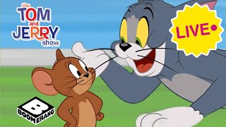 🔴 LIVE TOM amp JERRY Awesome Moments  SUPER Compilation  The Tom amp Jerry Show  Boomerang TV [upl. by Ansilme]