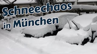 SCHNEECHAOS in München durch Starkschneefälle am 2 Dezember 2023  Unwetter 2023 [upl. by Luebke454]