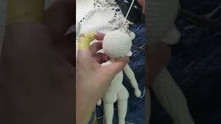 Snip it crochet الحمدلله handmade wip amigurumi amazingskills كروشيه あみぐるみ [upl. by Arihsaj]