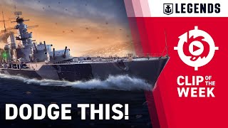 Dodge This  World of Warships Legends — Clip of the Week [upl. by Lugo]