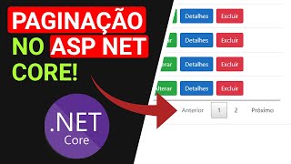 Plugin Datatables para paginação  ASP NET CORE MVC 6 [upl. by Aikkan]