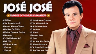 JOSE JOSE SUS 30 GRANDES EXITOS BALADAS INOLVIDABLES  ÁLBUM COMPLETO ÉXITOS BALADAS ROMÁNTICAS [upl. by Hgieloj]