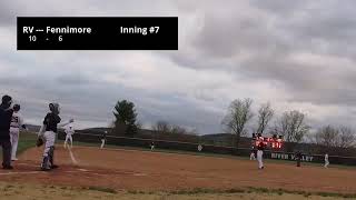 RV vs Fennimore Boys Varsity Baseball 20232024 [upl. by Zachar]