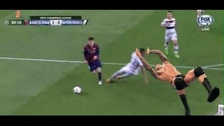 Boateng  Messi durante Barcellona  Bayern Cosa è successo nella semifinale di Champions League [upl. by Laughry]