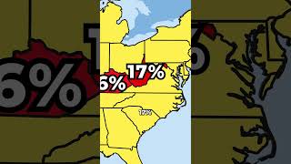 This US State is the POOREST geography maps usa [upl. by Enowtna]