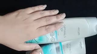 Oriflame optimals firming lotion for body shape and cellulite gel for reducing fats [upl. by Drucy]