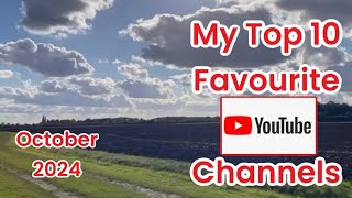 My Top 10 Favourite Youtube Channels amp Gardening Vlog October 2024 [upl. by Stulin750]