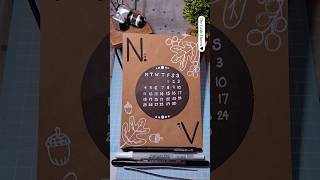 DIY  Calendar November 2024  🍁🥧🦃 novembercalendar diyideas aesthetic [upl. by Hoisch]