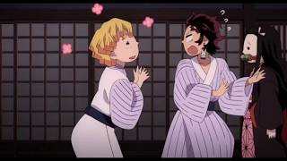 Tanjirou Nezuko x Zenitsu Inosuke funny moment Episode15 [upl. by Arimat345]