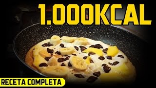 LA RECETA DE LA TORTITA PROTEICA DE 1000KCAL [upl. by Eatnoid175]