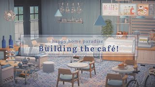 Building the Café on Happy Home Paradise  ACNH Speed Build  Animal Crossing New Horizons [upl. by Arand837]