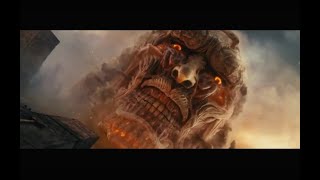 Attack On Titan Part 1 Clip Colossal Titan Appears [upl. by Nnylahs]