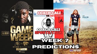 COLORADO VS KANSAS STATE PREDICTIONS amp COLLEGE FOOTBALL WEEK 7 10112024 [upl. by Maher]