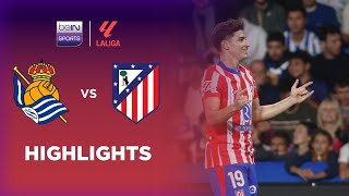 Real Sociedad 11 Atletico Madrid  LaLiga 2425 Match Highlights [upl. by Auhsuj822]