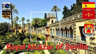 Royal Alcázar of Seville 🇪🇸 Spain 📷 🎞 Full HD [upl. by Wakerly902]