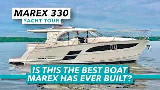 Marex 330S yacht tour  Is this the best boat Marex has ever built  Motor Boat amp Yachting [upl. by Ynattib]