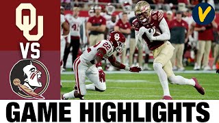 Oklahoma vs 13 Florida State  CheezIt Bowl  2022 College Football Highlights [upl. by Dareen]