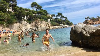 The Best Coves of Platja d’Aro Beach in Costa Brava Girona 🏖 Travel in Spain [upl. by Notnarb]