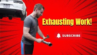 Fitting an exhaust to the Camaro  2023 Camaro 2SS [upl. by Lleon316]