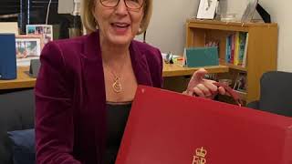 ParliFacts Whats in a Red Box  Andrea Leadsom MP [upl. by Odnalo20]