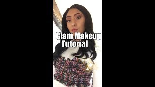 Glam Makeup Tutorial Brittany Wootton [upl. by Kanal49]