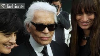 Chanel FallWinter 2014 ft Karl Lagerfeld Cara Delevingne  Paris Fashion Week  FashionTV [upl. by Calabresi]