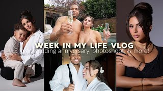 Week In My Life Vlog♡ Our 5 Year Wedding Anniversary Photoshoot with the Kids amp More [upl. by Adnilym]