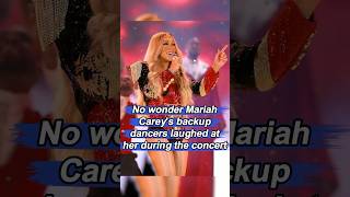 No wonder Mariah Careys backup dancers mocked her during a concert revealing a secret shed kept [upl. by Reginald]