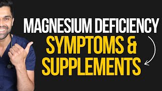 Magnesium Deficiency Symptoms amp The Top Supplements In 2024  Dr Azad [upl. by Ytirahc]