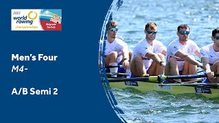 2023 World Rowing Championships  Mens Four  Semifinal AB 2 [upl. by Quincy381]