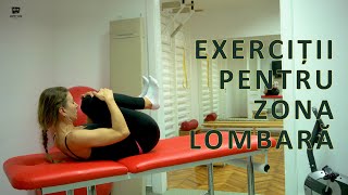 Exerciții pentru zona lombară  Kinetika [upl. by Einatsed]