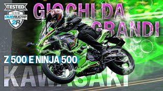 Kawasaki Z 500 e Ninja 500 il test come vanno pregi e difetti il prezzo [upl. by Strage]