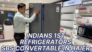 Indias first Double Door Side By Side Convertible Refrigerator Haier TechnicalAshish98 [upl. by Noislla912]