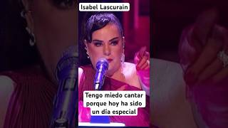 Isabel Lascurain tengo miedo cantar porque ha sido un día muy especial y no sé cantar llorando [upl. by Eneryc]