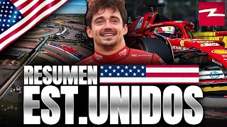 FERRARI DOMINA EL RODEO  RESUMEN GRAN PREMIO DE ESTADOS UNIDOS F1 2024 [upl. by Bee847]