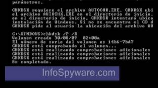 CHKDSK en Windows Xp [upl. by Haydon182]