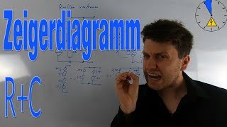 RC Glied Spannung Strom berechnen Kapazität Zeigerdiagramm Teil2 [upl. by Carlyle]