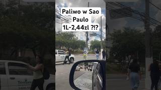 Paliwo w Sao Paulo 1L244zl polak automobile brazilia saopaulo brazylia paliwo benzyna gas [upl. by Ielerol]