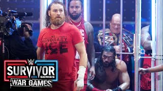 Roman Reigns sends Sami Zayn into WarGames Survivor Series WarGames WWE Network Exclusive [upl. by Akcirre297]