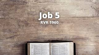 Job 5  Reina Valera 1960 Biblia en audio [upl. by Nyrual]